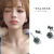 Bow Stud Earrings Women Korean Personalized Zircon Earrings Sterling Silver Needle All-Match Earrings Girls Ear Rings Factory Wholesale
