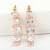 Silver Stud Earrings Women Korean Fashion Crystal Sweet Cute Earrings Long Zircon 925 Earrings Factory Direct Sales Wholesale