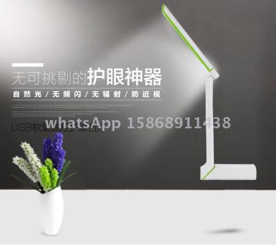 Slingifts CreativenNew USB Folding Desk Lamp Rechargeable Solar Touch Sensor LED reading lamp Table Lamp