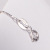 S925 Silver Box Doll O-Shaped Ornament Pendant Necklace Silver Necklace Clavicle Chain Cross Chain with Tail DIY Jewelry Accessories