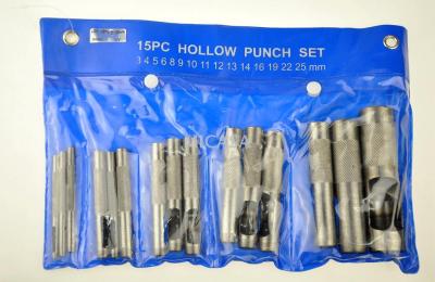 15PC 3-25mm belt punching hanging bag