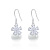 Cat's Eye Earrings Elegant Korean Crystal Flower Earrings Long Personalized Tassel Earrings Women's Simple Earrings Long