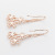 New Four Leaf Clover Ear Stud Women's Japanese and Korean Fashionable Temperamental All-Match Simple Crystal Earrings Factory Direct Sales Wholesale