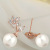 Flower Pearl Earrings Snowflake Ear Stud Fashionable Temperamental All-Match Simple Personality Sweet Earrings Factory Direct Sales Wholesale