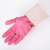 38 cm pink extended household latex gloves oil resistant waterproof cleaning car washing household gloves wholesale 120 g