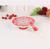 Yongbao ceramic two-piece set of dessert table 12.5 "10.5" cake plate household daily kitchen supplies handicraft