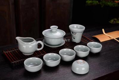 Song dynasty five famous kiln, ge kiln, ru kiln tea, gold wire wire, crab claw, earthworm walk grain