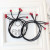 Three-in-One 6 Small Red Bead Hair Bands Children's Colorful Beads Knotted Rubber Band Stall Small Gift Wholesale Gift