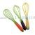 Slingifts Silicone Whisk Manual Egg Blender Food Mixer with Carrot Shaped Handle Egg Beater Balloon Whisk for Baking