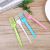 Disposable Plastic Transparent Fork Color Fruit Cake Fork Safe and Sanitary Birthday Cake Dessert Four Teeth Fork Spoon