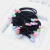 Korean Style 2-in-1 Knotted Hair Ring Highly Elastic Hair Rope 4 Tube Beads Rubber Band High Elasticity Diy1 Yuan 2 Yuan Wholesale