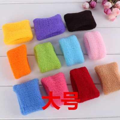 Knitted Cotton Yarn High Elastic Hair Ring Top Cuft Large Cotton Wrist Rubber Band Stall 1 Yuan 2 Yuan Supply Wholesale