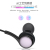 ZQ Mobile Phone Headset Semi-in-Ear Computer Wire-Controlled Microphone Answering Phone 3.5mm round Hole Universal
