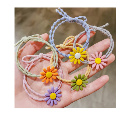 South Korea Dongdaemun Online Influencer Head String Hair Band Daisy Xuan Ya Hair Band Bracelet Dual Purpose Hair Accessories Hair Band