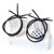 Korean Style 2-in-1 Knotted Hair Ring Highly Elastic Hair Rope 4 Tube Beads Rubber Band High Elasticity Diy1 Yuan 2 Yuan Wholesale