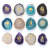 12 Horoscope Agate Slice Universal New Cell Phone Expanding Popping Handle Hand Grip Holder 