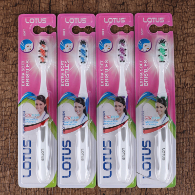 Jenny Toothbrush Adult Soft Hair Household Toothbrush Soft Fine Brush Head Family Pack Non-Slip Toothbrush Handle Special Offer Wholesale