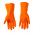The New multi - color acid and alkali resistant industrial gloves natural latex dipped the clean household gloves 45 g daily necessities