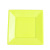 Pp Square Dish Color Cutlery Plate Birthday Dinner Plate Plastic Fruit Plate Party Cake Plate