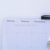 Magnetic Hard Whiteboard Memo Meeting Office Notepad Whiteboard Office Message-Leaving
