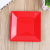 Pp Square Dish Color Cutlery Plate Birthday Dinner Plate Plastic Fruit Plate Party Cake Plate