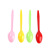 Disposable Spork Fork Spoon Fruit Fork Cake Fork Thickened Plastic Independent Packaging Dessert Spoon Cutlery