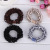 Korean Style Corn Flower Rubber Band Bold Type High Elastic Hair Band 2 Yuan Stall Supply Hair Accessories Wholesale