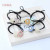 Korean Version of The Block Pearl Hair Fresh Minimalist New Rubber Band Bow Headdress Holster 2 Yuan Ornament Supply