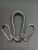 Supply safety spring hook safety climbing fastener stainless steel spring hook connecting ring 13 * 160