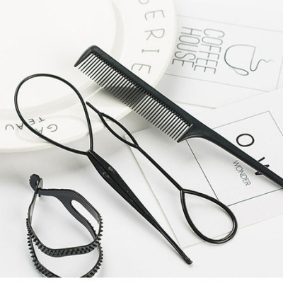 New Hair Band 4 PCs Set Korean Fashion Hair Hair Puller Pin Tool 2 Yuan Stall Supply Wholesale Gift