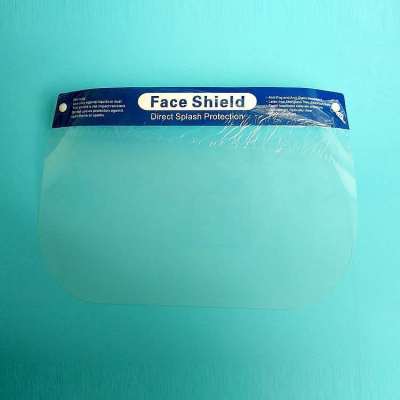 Ce anti-fog isolation mask anti-droplet transparent protective mask PET anti-splash no fog full face protective face screen