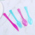 Foreign Trade Hot Sale Disposable Plastic Spork Independent Packaging Fruit Dessert Cake Fork Spoon Integrated Spoon Fork