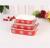 Ceramic 3 - piece baking tray set high - temperature resistance can be into the microwave oven dishwasher household 