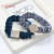 High Elastic Pork Intestine Velvet Ring with Diamond Boutique Hairtie Fabric Rubber Band 1 Yuan 2 Yuan Headdress Supply Wholesale