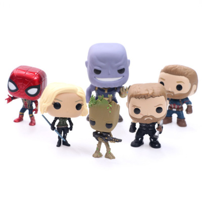 Avengers: infinity war around spiderman thanos captain America