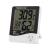 HTC-8A Multifunctional Household Electronic Luminous Hygrometer Digital Thermometer with Backlight Calendar Alarm Clock