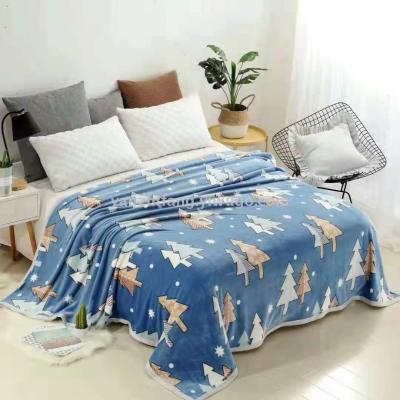 Flannel blankets are thickened to keep warm, cloud sable blanket, coral - wool blanket and blanket gifts wholesale
