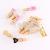 DF- small wooden clip wooden clip children clip notepad clip photo clip household daily /3.5*0.7/ bear