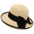2020 chun xia New England straw hat female vogue joker elegant female bowknot bowler hat