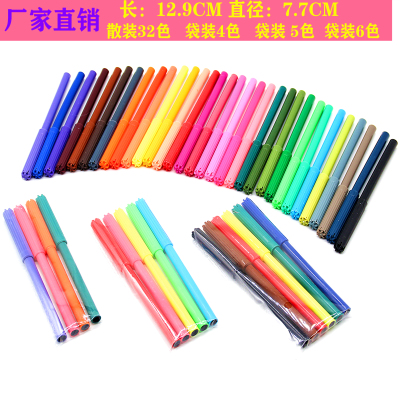 Custom LOGO environmental protection 858 loose color pen stationery set watercolor pen children's art painting pen