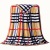 Coral fleece - winter thickened warm checked striped blanket sofa small blanket student as blanket with fleecy sheets and pillowcases