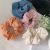Forest creased fabric large intestine dovetail ring web celebrity ball dovetail ring tie ponytail rope gauze heirloom hair ornaments