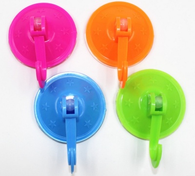 Large 7.5cm Suction Cup Hook Wall Strong Plastic Seamless Hook Creative Vacuum Hook Wholesale