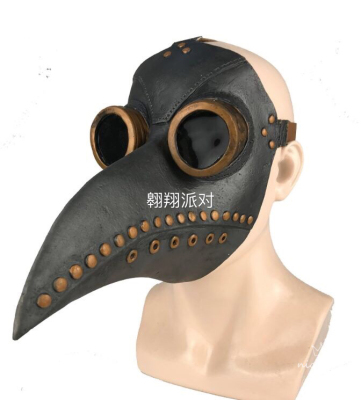 Halloween margarmouth mask Punk Steam European black death doctor plague mask hot style hot sale