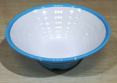 100% Melamine Tableware A5 Two-Tone 8.5-Inch Threaded Bowl Eating Bowl Noodle Bowl, Factory Direct Sales
