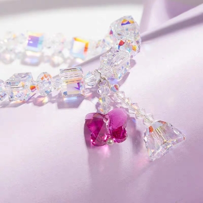 Crystal sugar bracelet imported from Austria is the best choice for lovers and friends
