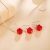 Use swarovski crystal earrings pendant long sweet very earrings thin face