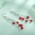 Swarovski elements crystal earrings exaggerated atmosphere, European and American face thin, big face is essential