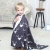 Instagram hot style cotton children's has the \"blanket\" multi-functional blanket black and white deer Nordic style 75 * 100