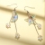 Swarovski elements crystal earrings exaggerated atmosphere, European and American face thin, big face is essential